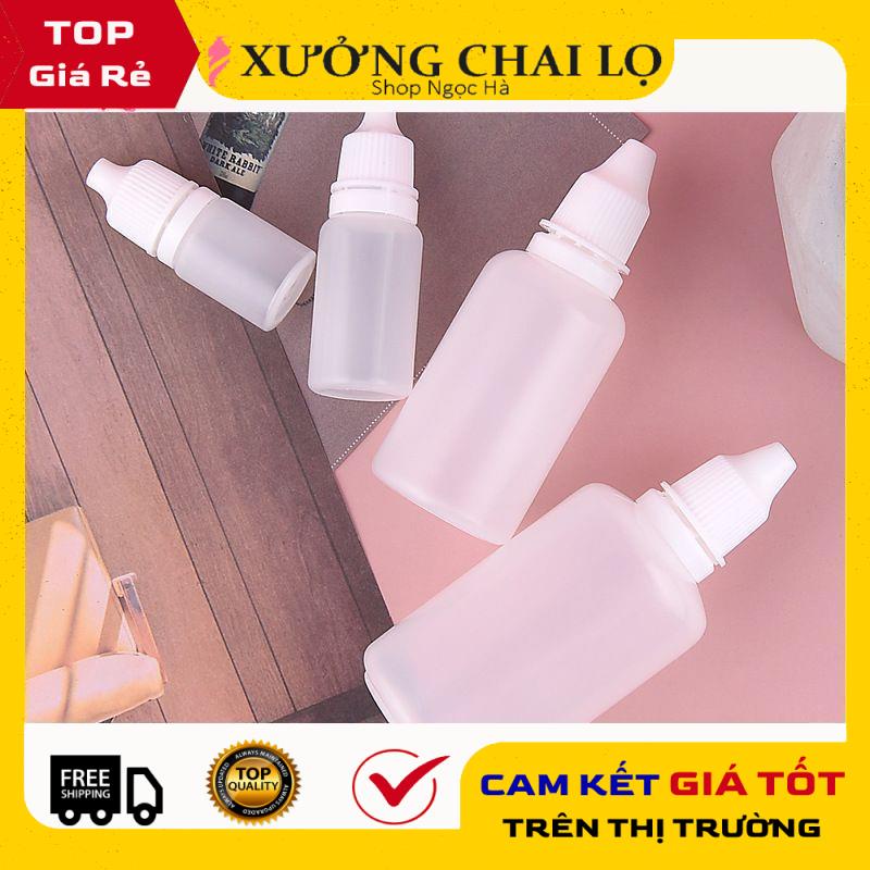 Lọ Nhựa ❤ GIÁ RẺ NHẤT ❤ [Combo 100sp] Vỏ chai lọ nhỏ mắt 5ml,10ml,20ml Granty chiết dược phẩm , chai chiết mực .