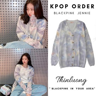 Áo khoác len tye dye Jennie