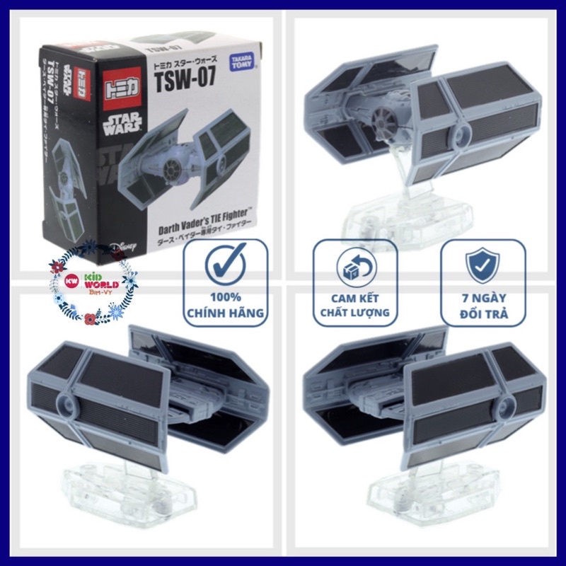 Xe mô hình Tomica Box Disney Star Wars TSW-07 Dart Vader's TIE Fighter. MS: 711.