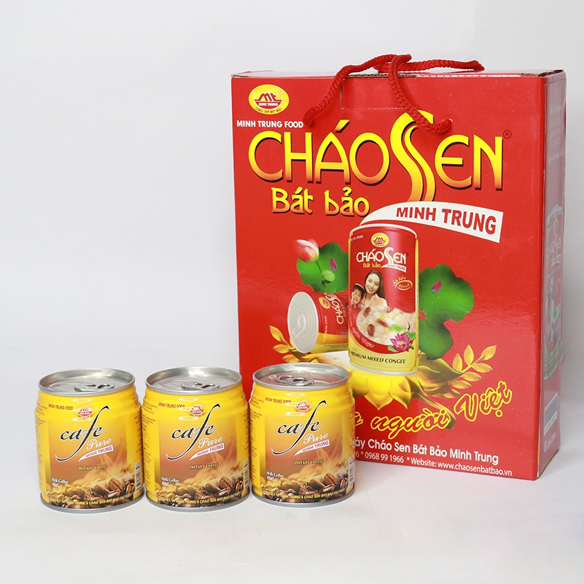 Cà phê sữa Minh Trung combo 3 lon vị ngon bừng tỉnh - CAPHESUA 3