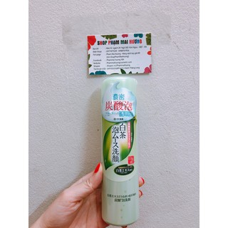 Sữa rửa mặt tạo bọt trà xanh Nhật Bản Rohto Shirochasou Green Tea chai 150ml