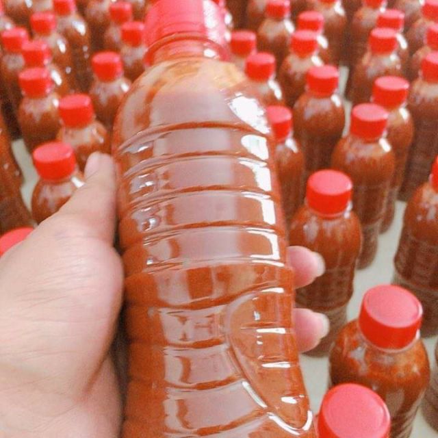 Mắm tép đỏ chưng thịt truyền thống chai 400ml