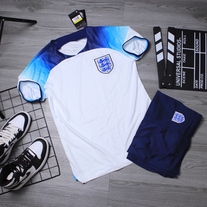 Bộ quần áo đá banh ĐT Anh mùa 2022/23 màu trắng hàng cao cấp Thailand