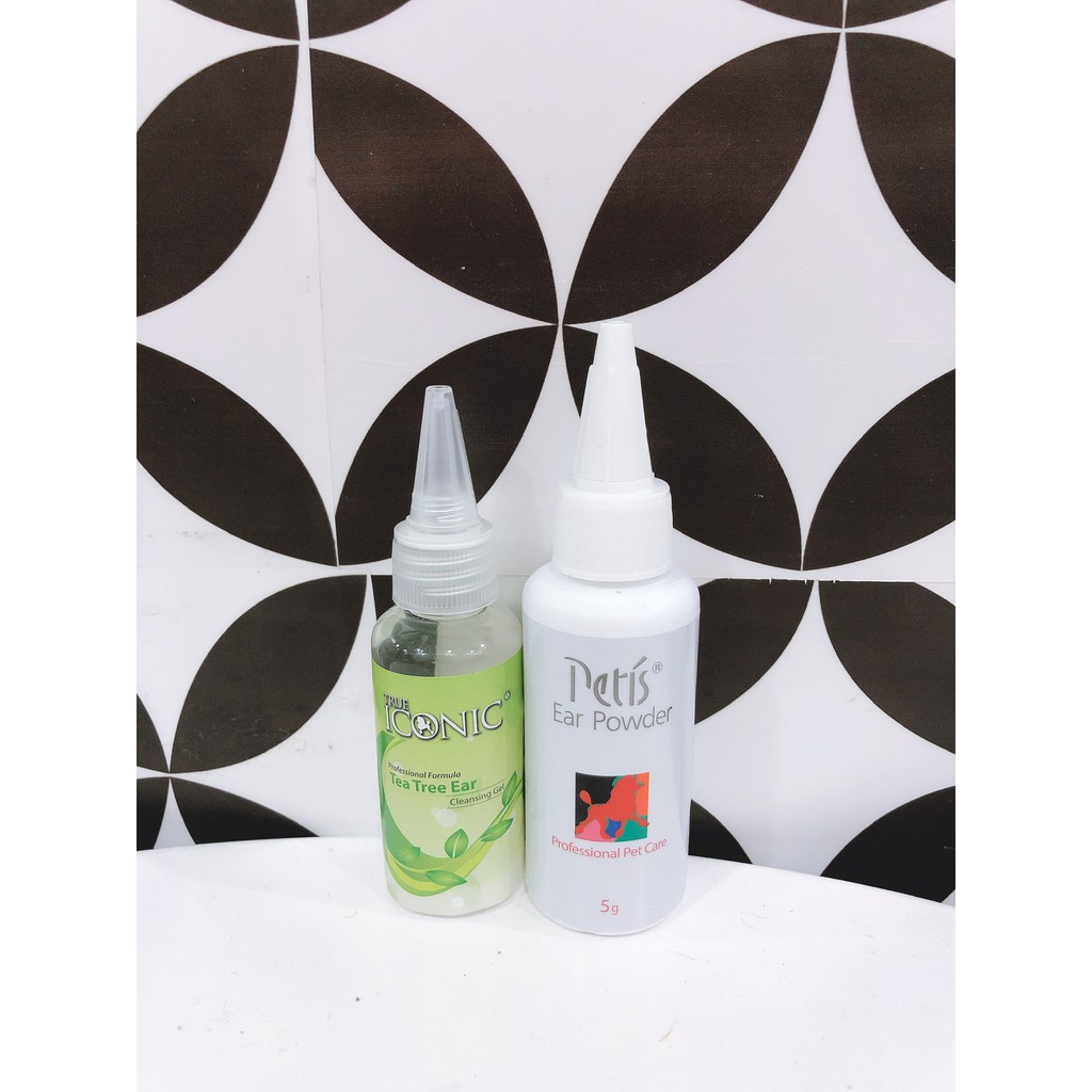 COMBO VỆ SINH TAI KHỬ HÔI CHÓ MÈO - GEL TRUE ICONIC