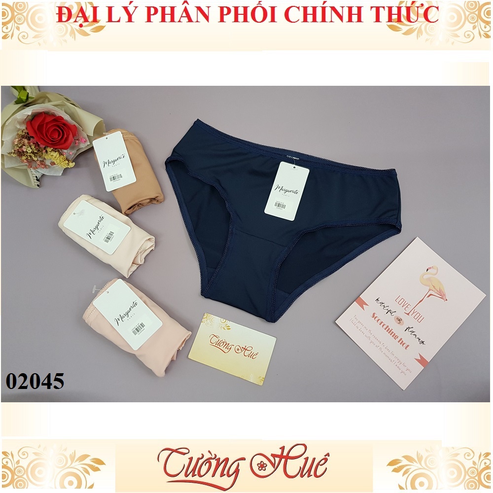 Quần lót nữ Marguerite Paris 02045 thun lạnh trơn. .