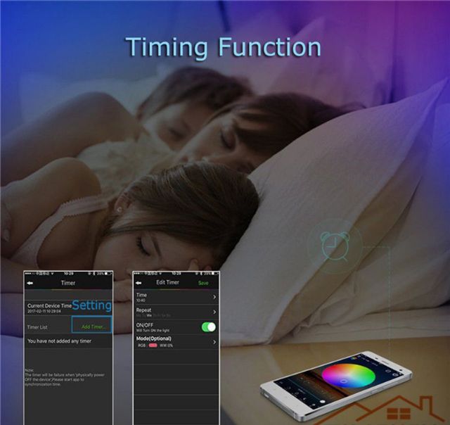 Hàng Hót Bộ điều khiển đèn LED wifi RGB 5050 3528