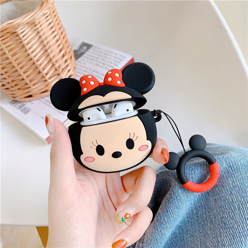 Case AirPods Vỏ Bọc Tai Nghe AirPods 1/2/Pro Chuột Mickey Minnie - Minh An Saigon