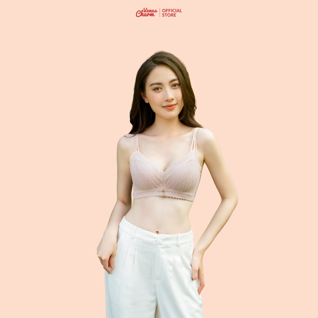 Áo lót đệm vừa không gọng thoải mái mềm mịn Venus Charm 9727