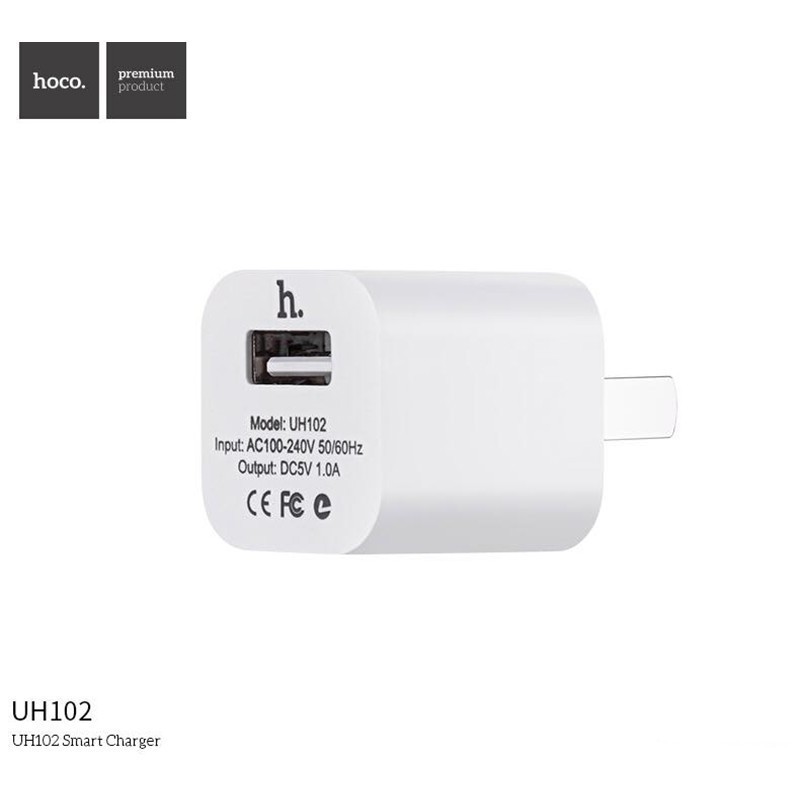 Cóc sạc Hoco UH102 chuẩn 5V-1A