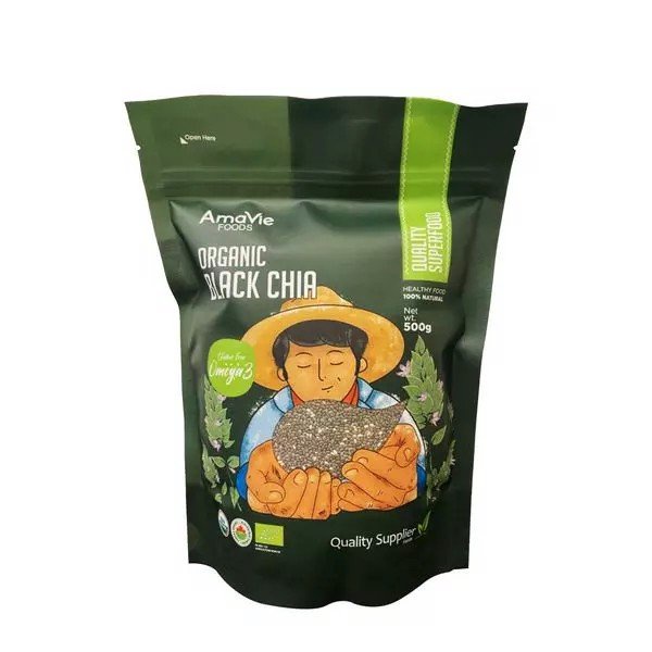 Hạt chia hữu cơ Amavie Foods Chia Seeds