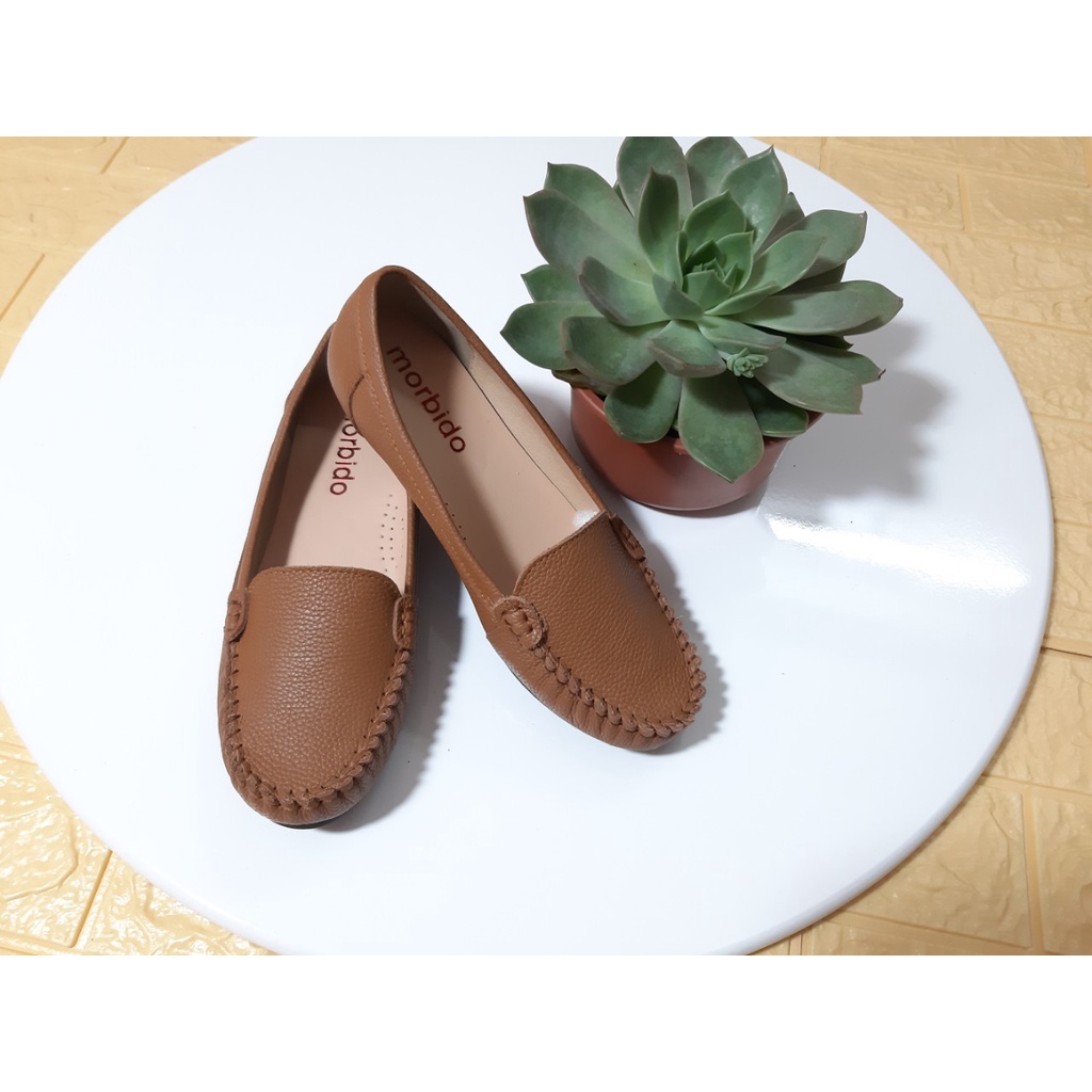 Giày Mọi Nữ Đế Bằng Morbido M503 👠G̳I̳Á̳ ̳X̳Ư̳Ở̳N̳G̳👠 Da Bò Thật 👠 SIÊU BỀN VÀ ÊM CHÂN👠