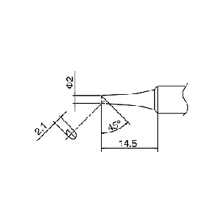 Mũi hàn T18-C2 Hakko