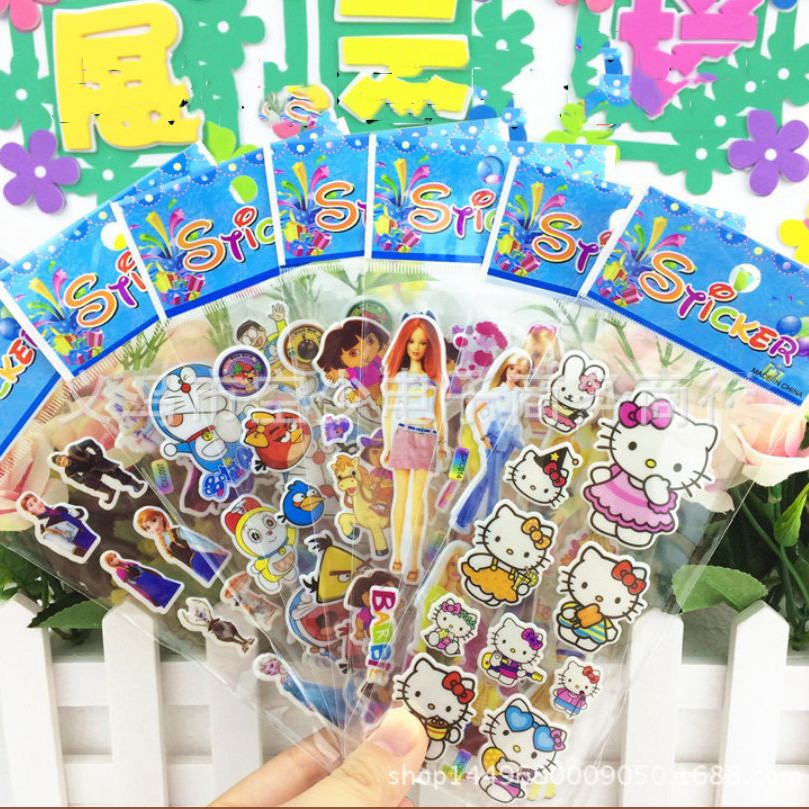 Set 3 Sticker trang trí nhiều mẫu 21*7 cm