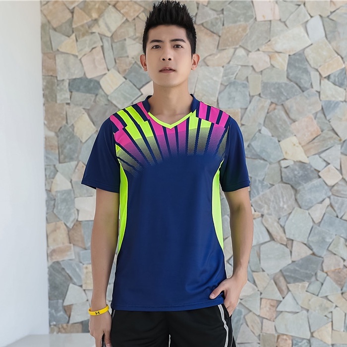 Bộ Đồ Thể Thao Tay Ngắn Thoáng Khí Nhanh Khô Thời Trang Mùa Hè Cho Nam Và Nữ