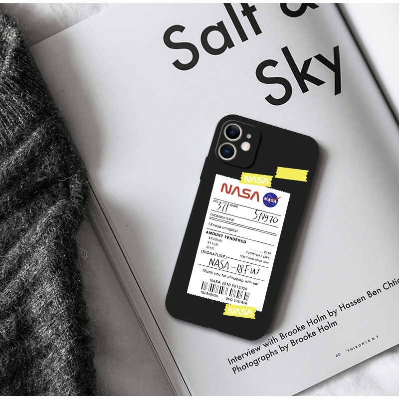 Thời Trang Ốp Điện Thoại Silicon Mềm Hình nasa Cho iphone 12 13 mini 11 14 pro xs max 6s 7 8 plus x xr