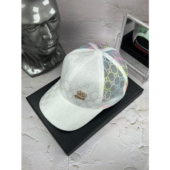 (NEW) Nón kết nam nữ, mũ lưỡi trai GUCI LỤA 7 MÀU phối Lưới cực đẹp (Ảnh thật) - GC023