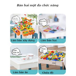Bàn xếp lego đa năng cho bé
