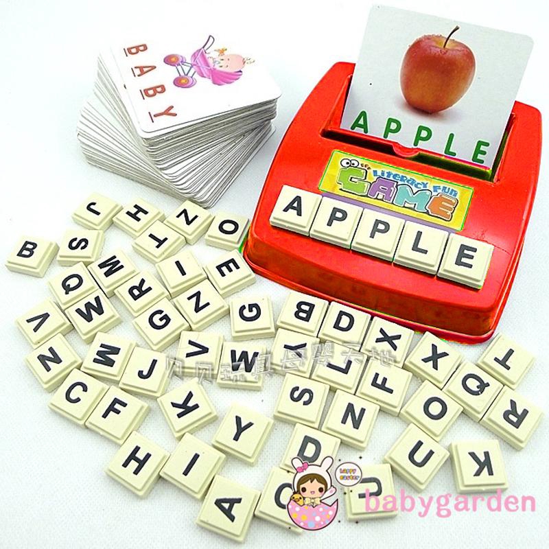 ღ♛ღEnglish Spelling Alphabet Letter Game Early Learning Educational Develepment Toy