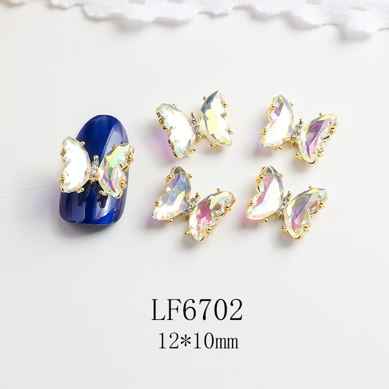 [Hàng mới về] Nhãn dán trang trí móng tay hình bướm sang trọng nghệ thuật