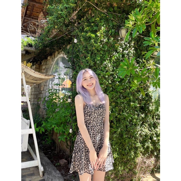 [CLAY] DAISY DRESS Váy hai dây hoa nhí | BigBuy360 - bigbuy360.vn