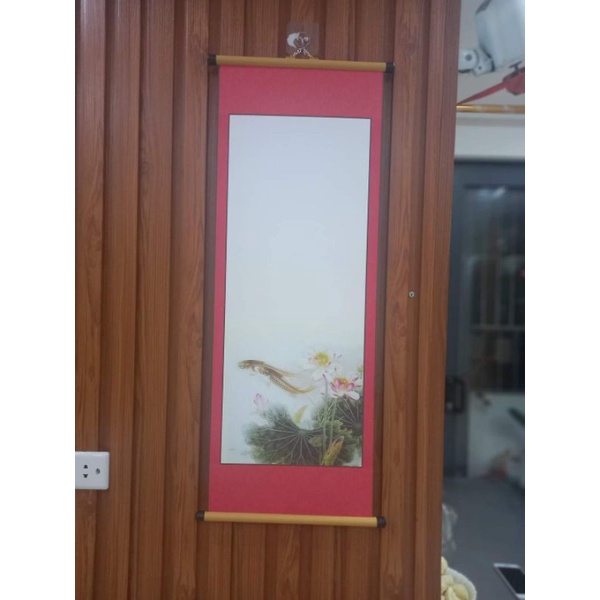 Combo 10 tờ Giấy viết thư pháp bao gồm cả nẹp treo Kích thước 30x85cm