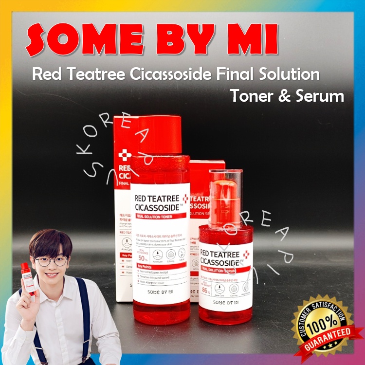 SOME BY MI Toner Red Teatree Cicassoside Final Solution 150ml / Serum 50ml