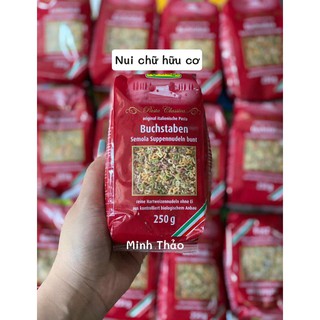 Mì nui chữ cái hữu cơ ăn dặm cho bé