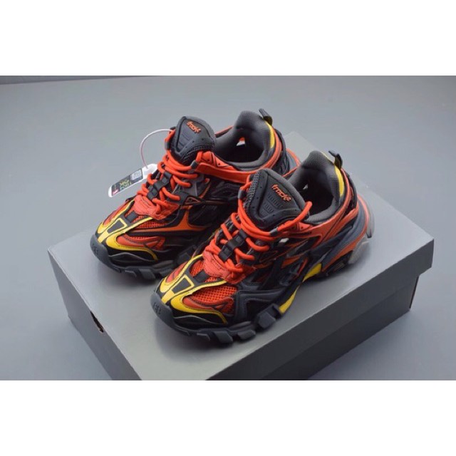 salle XẢ Giày Balenciaga Track 2 Sneakers "Orange/Black/Grey" Xịn Xò new new new . 2020 K . : : : ' Chuẩn . ' ! ' ! ' ⚚