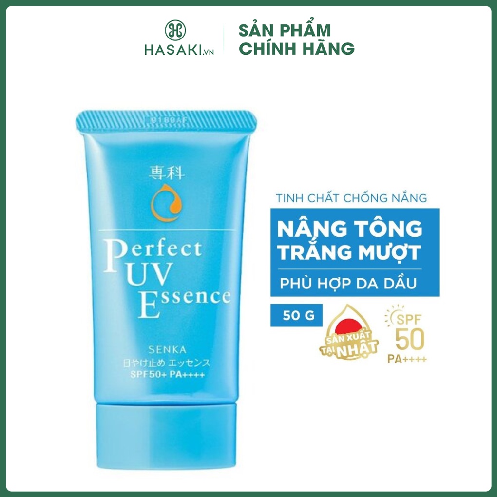 Tinh Chất Chống Nắng SENKA Perfect UV Essence SPF50+ PA++++ 40ml Hasaki
