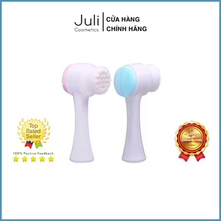 Cọ rửa mặt massage 2 đầu cầm tay hàn quốc