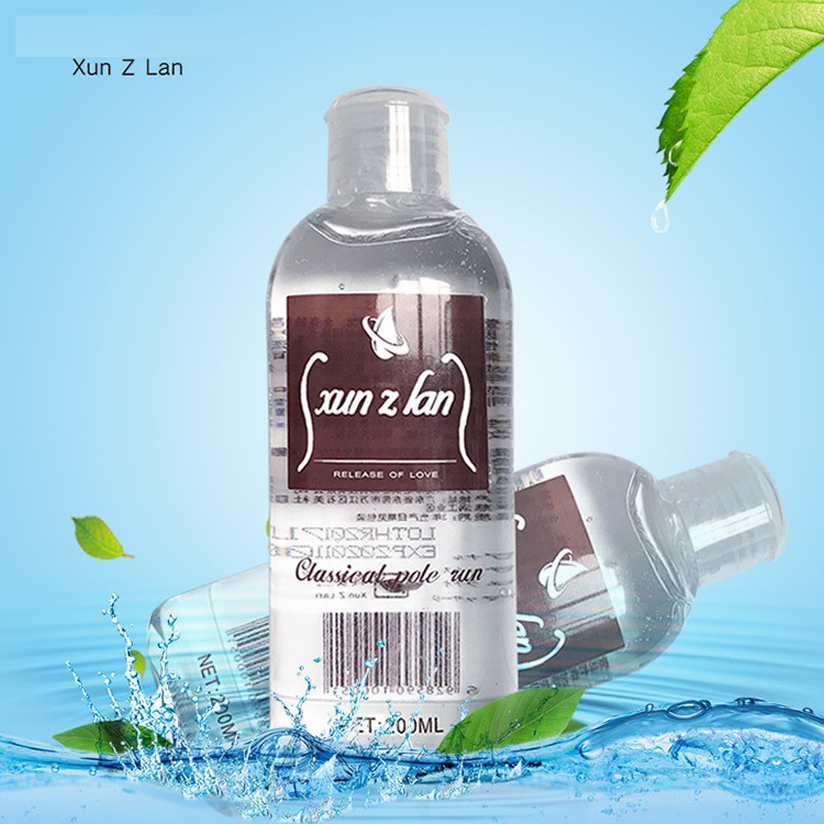 Dầu bôi trơn cơ thể, dầu massage XUN ZI LAN chai to 200ml, body lubricant