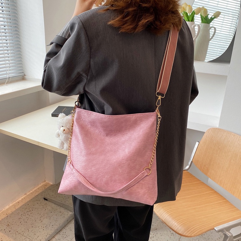 Túi Đeo Vai Màu Đơn Giản Dễ Thương Cổ Điển Thời Trang Hàn Quốc