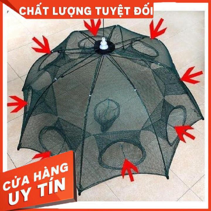 [XẢ KHO+FREE SHIP]  Lưới Bắt Cá, Tôm,Cua...Lưới Bát Qúai 8 Cửa