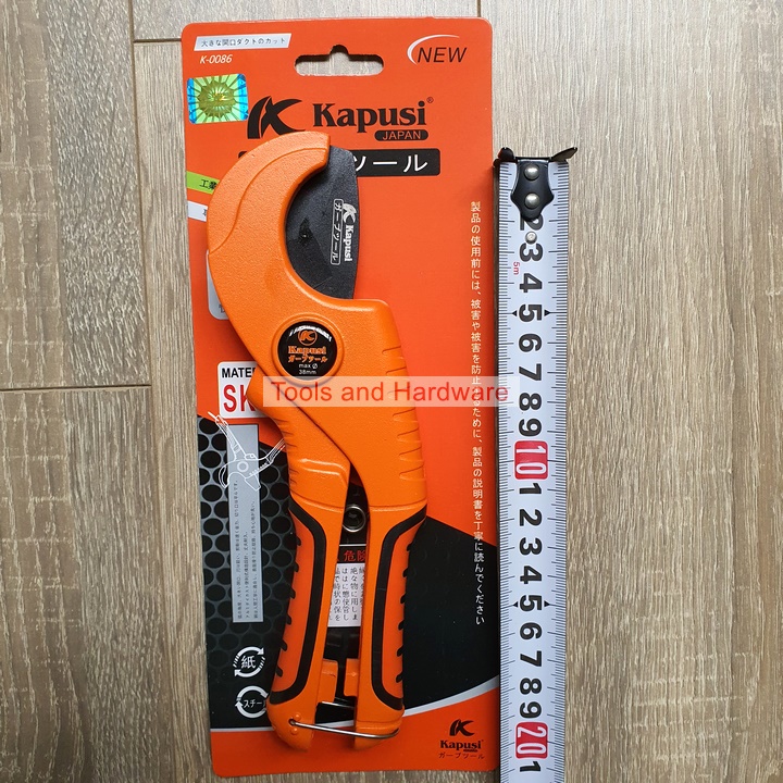 Kéo cắt ống nhựa hãng Kapusi Nhật Bản cỡ 38mm thông dụng, Bảo hành 12 tháng