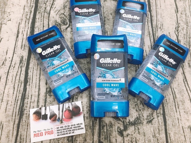 LĂN KHỬ MÙI DẠNG GEL CHÍNH HÃNG GILLETTE