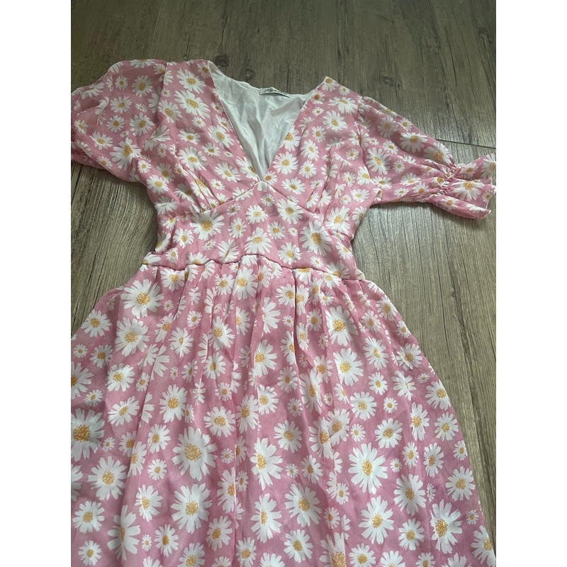 ❌❌PASS ĐẦM MAXI VOAN HỒNG HOA CÚC