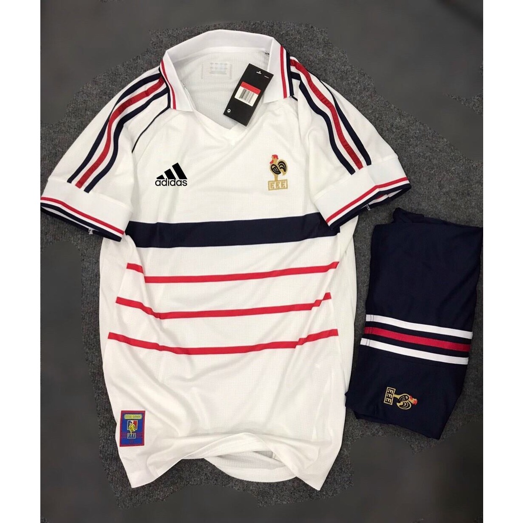 ÁO BÓNG ĐÁ/QUẦN ÁO BÓNG ĐÁ ĐỘI TUYỂN PHÁP - VẢI GAI THÁI -CHUẨN MẪU THI ĐẤU