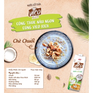 Nước cốt dừa Vico hộp 330ml