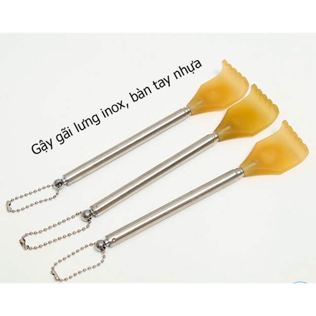 Cây Gậy Gãi Lưng Inox Nhỏ Gọn Tiện Lợi
