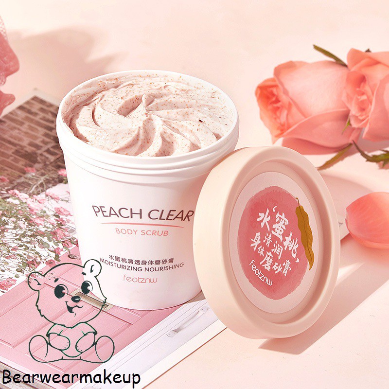 [PEACH CLEAR]- Tẩy da chết body đào Nội địa Trung