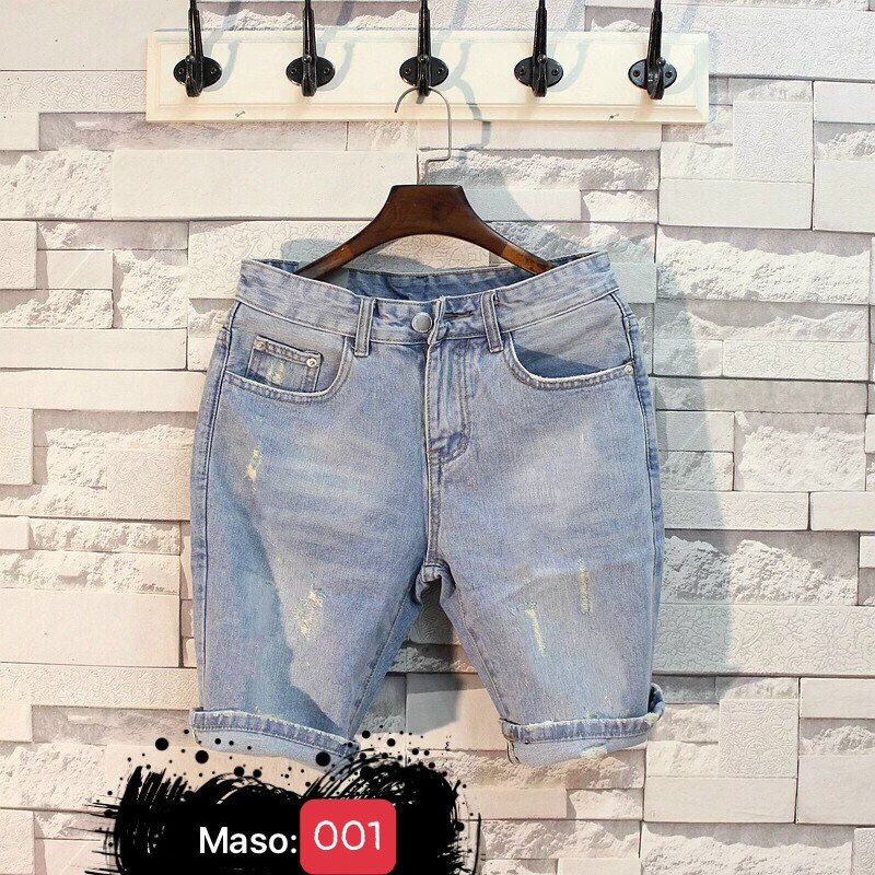 Quần short jean nam vải dày xịn (dainghia7993) | BigBuy360 - bigbuy360.vn