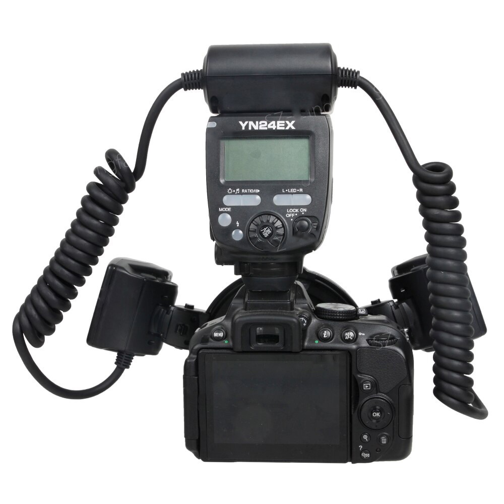 Đèn Flash Hỗ Trợ Chụp Macro Yongnuo YN-24EX TTL Dành Cho Máy Ảnh Canon - Chính Hãng