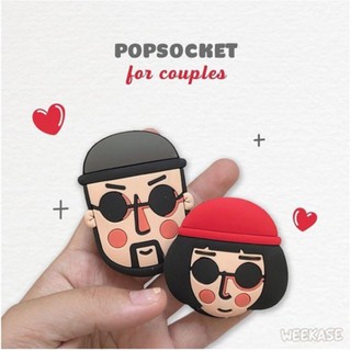Giá đỡ chống lưng cho điện thoại Popsocket hình tròn Weekase hình 3D nổi