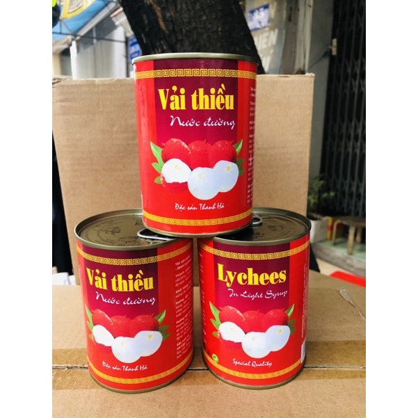 Vải Ngâm Đường Thanh Hà 565g