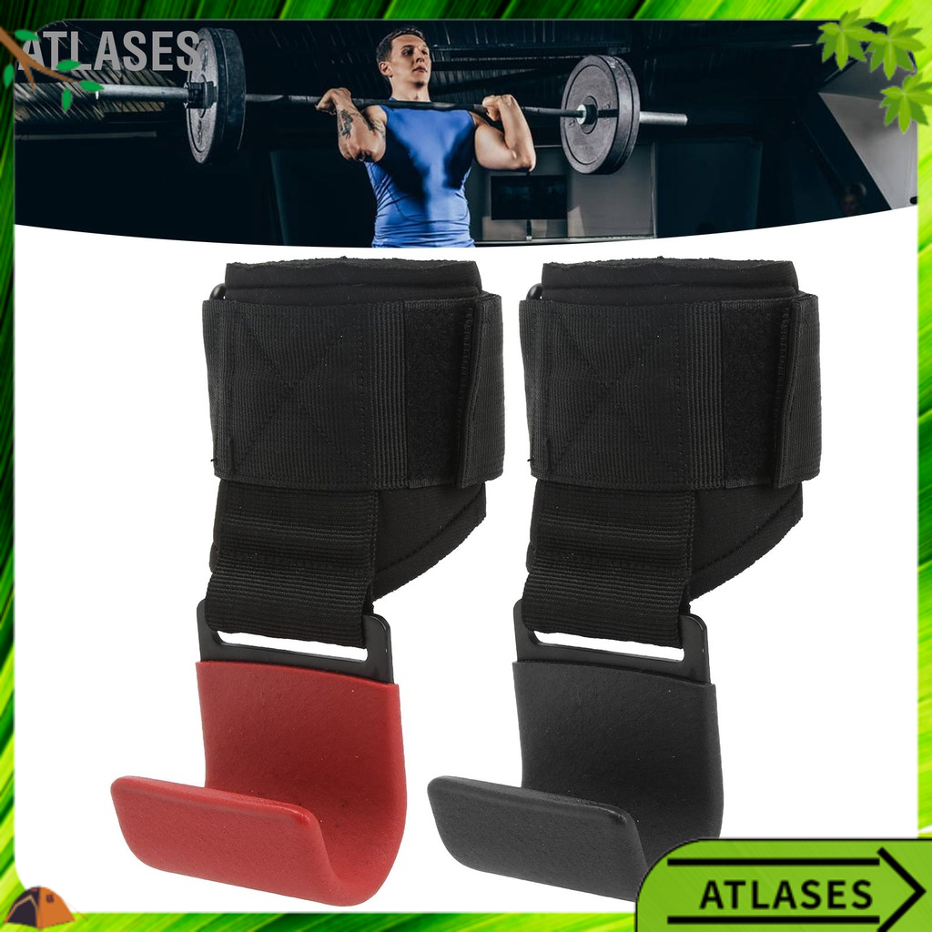 Đai đeo cổ tay kèm móc nâng tạ hỗ trợ cho tập gym  Atlases~