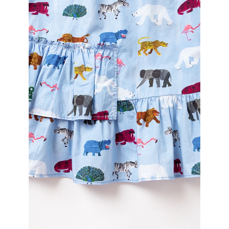 Váy xòe họa tiết động vật nhiều sắc màu mùa hè năng động BALABALA - TODDLER dành cho bé gái 201222111023