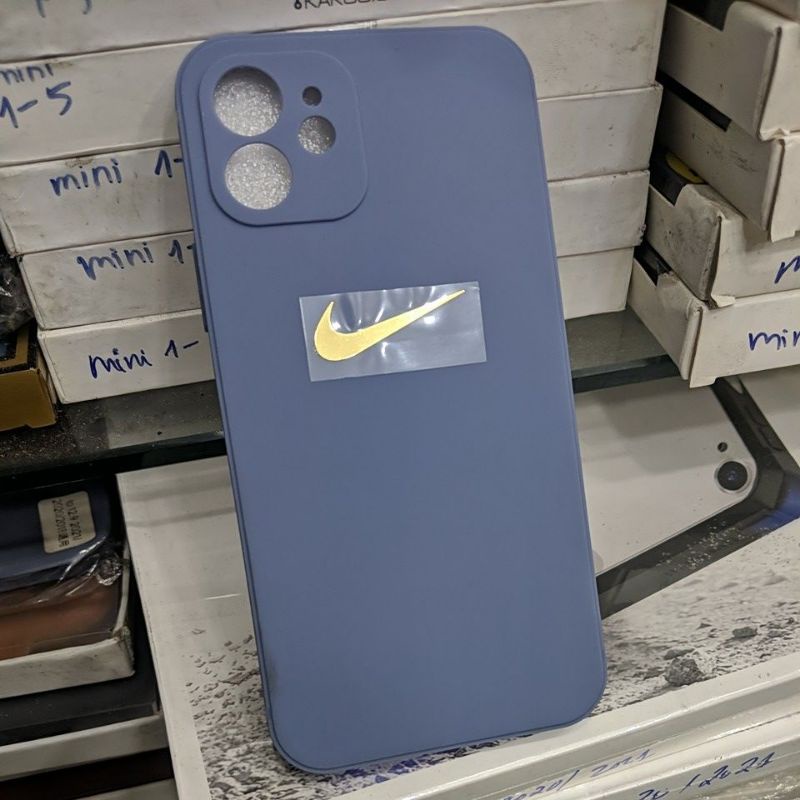 Ốp lưng iPhone 7plus 8plus / iPhone 12 / 12 Pro dẻo logo Nike thời trang bảo vệ camera
