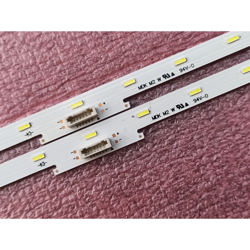 THANH LED TIVI SONY 43W750E 43WE755  MỚI 100% BỘ 2 THANH TRÁI PHẢI MỖI THANH 27 BÓNG 6V DÀI 46,2cm