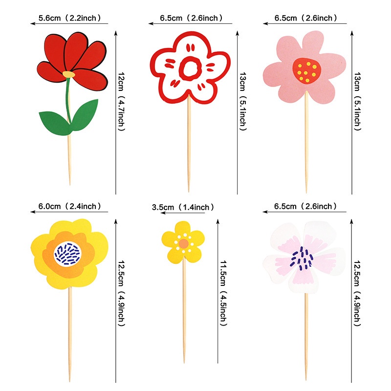 Hoa Trang Trí Bánh Kem Bằng Đất Sét Mềm