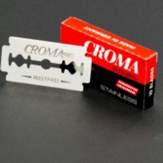 HỘP 10 LƯỠI DAO CẠO RÂU CROMA CHÍNH HÃNG